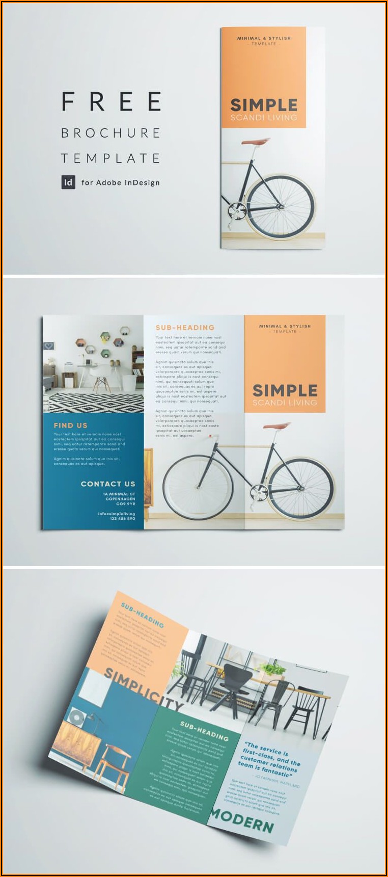 3 Fold Brochure Template Indesign