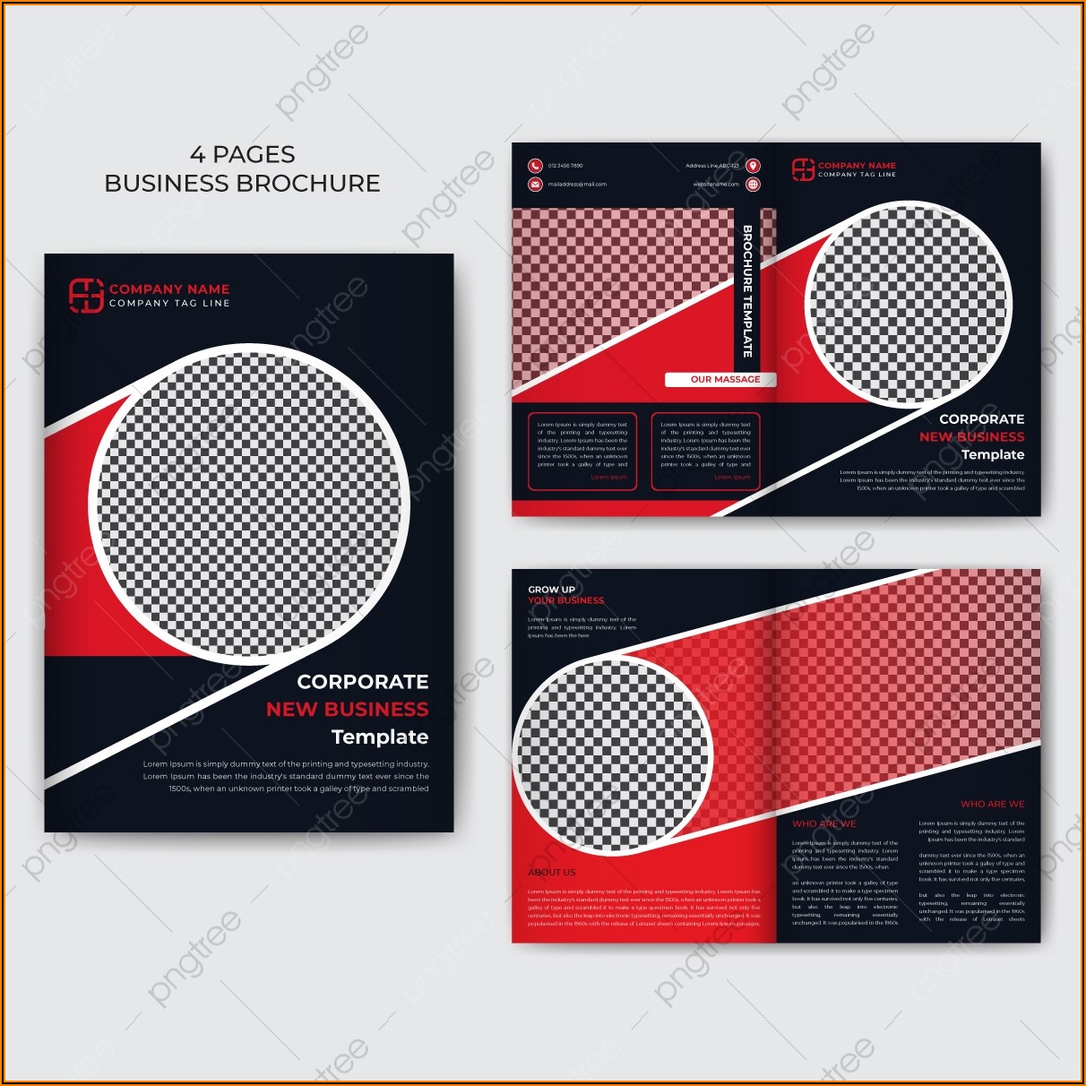 4 Pages Brochure Template