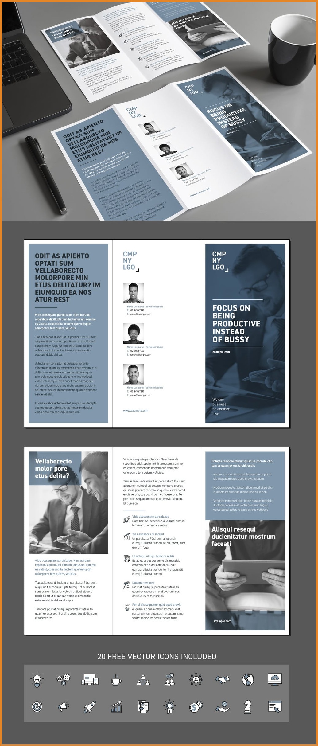 Business Pamphlet Templates Free