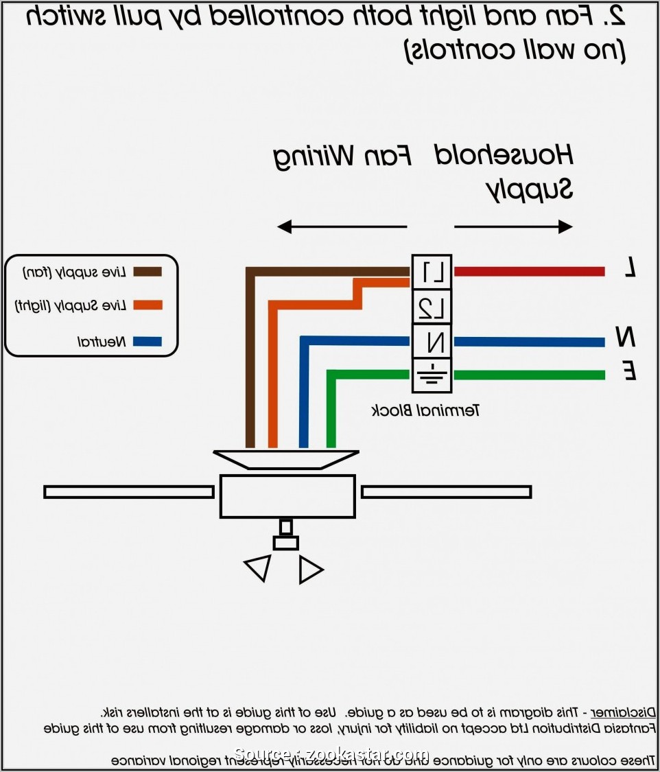 Ceiling Fan 2 Wire Capacitor Wiring Diagram