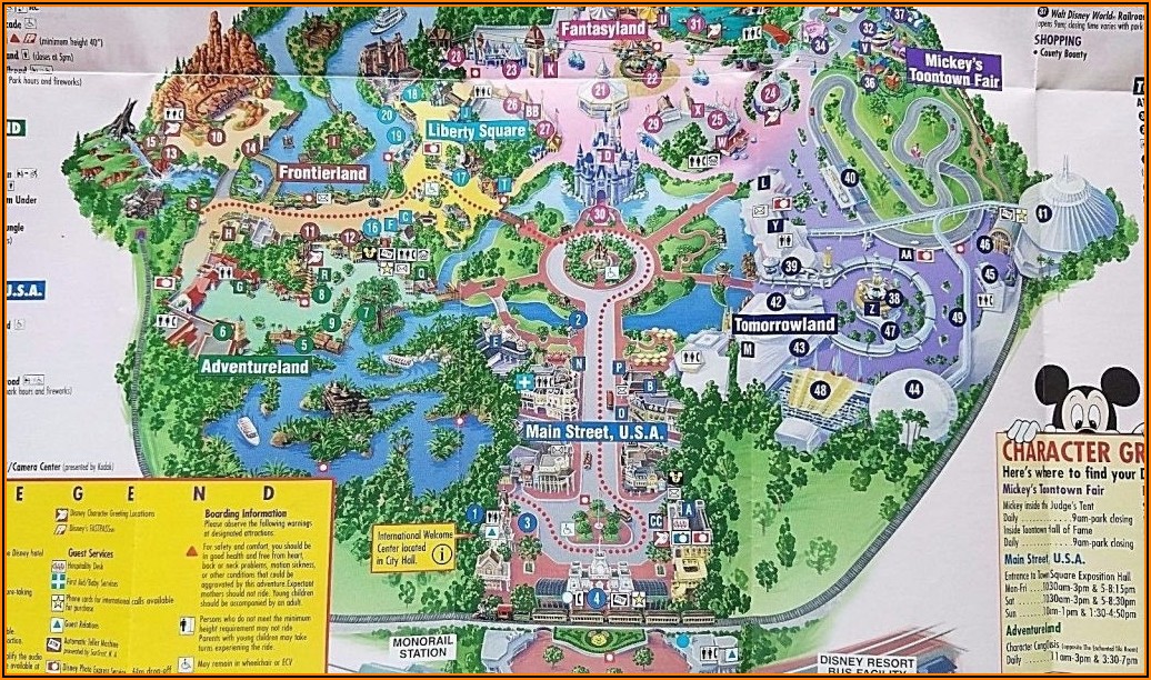 Disney World Brochures Printable