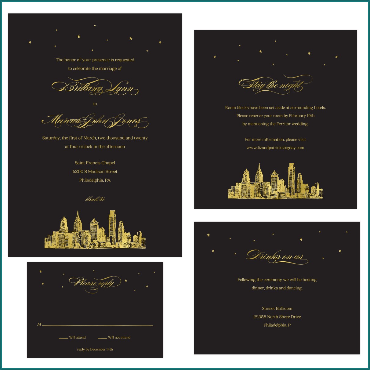 Diy Wedding Invitation Kits Pocket Folds