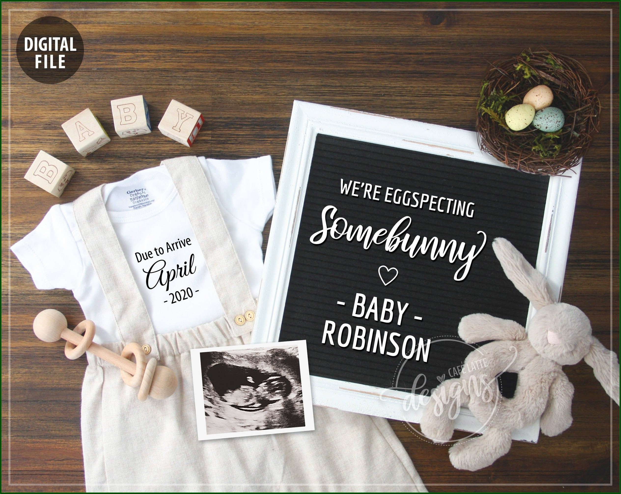 Easter Baby Announcement Ideas For Grandparents