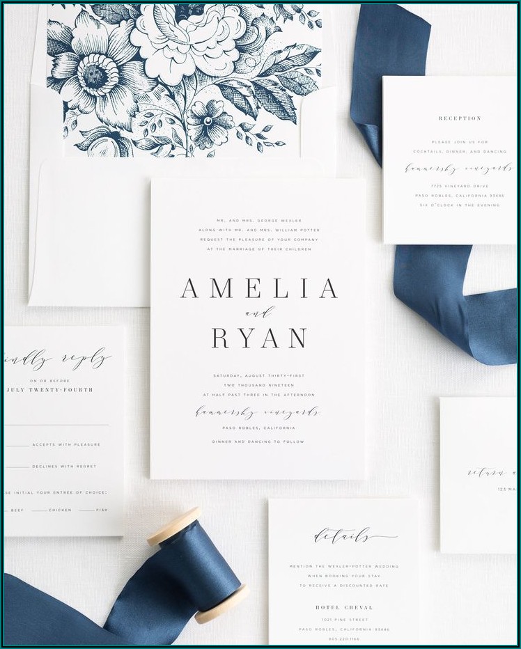 Elegant Wedding Invitations Pinterest