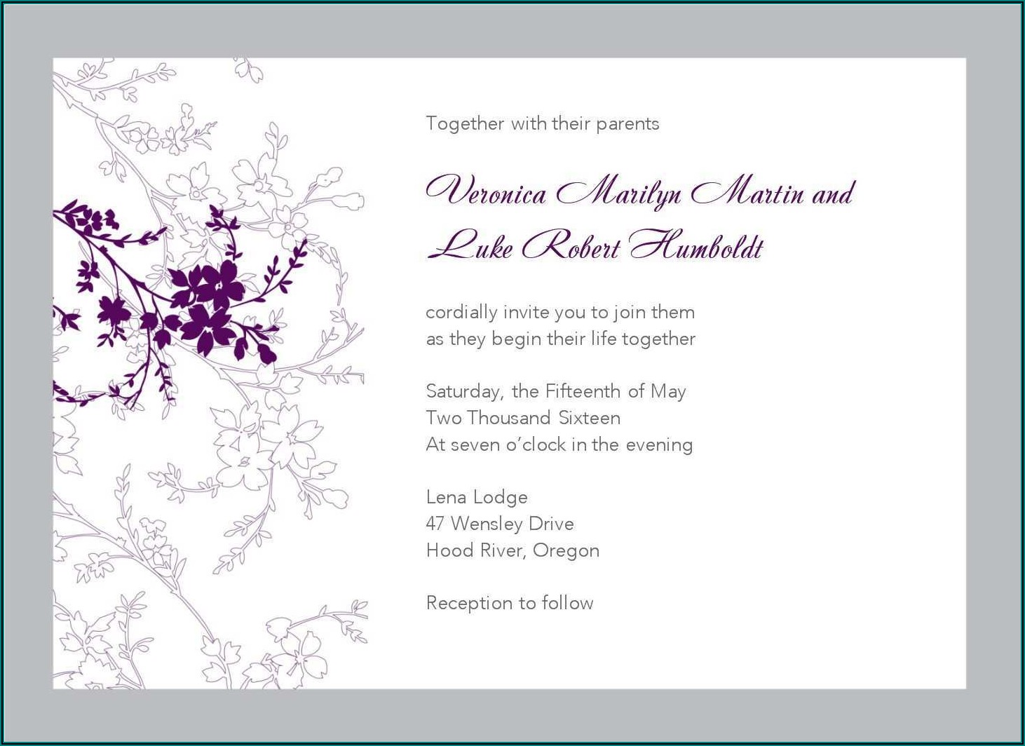 Free Download Invitation Templates For Word