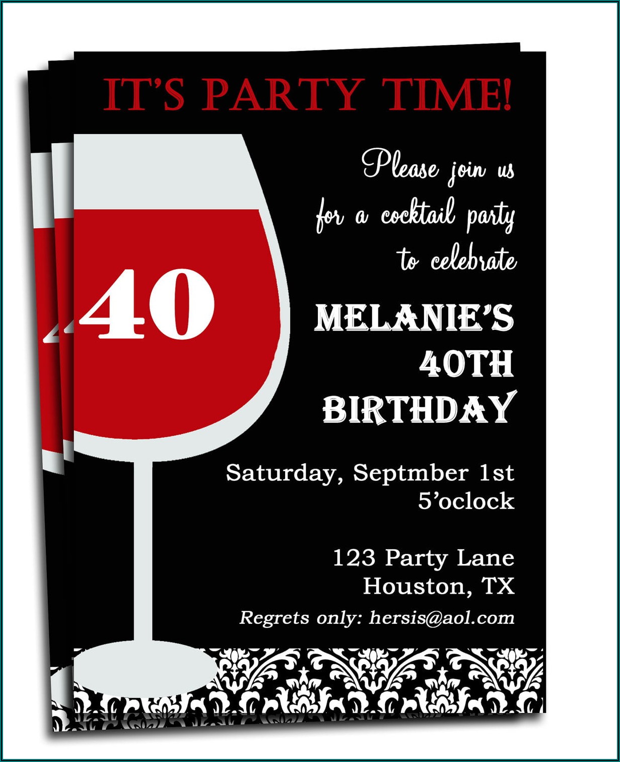 Free Personalized Birthday Invitations Printable