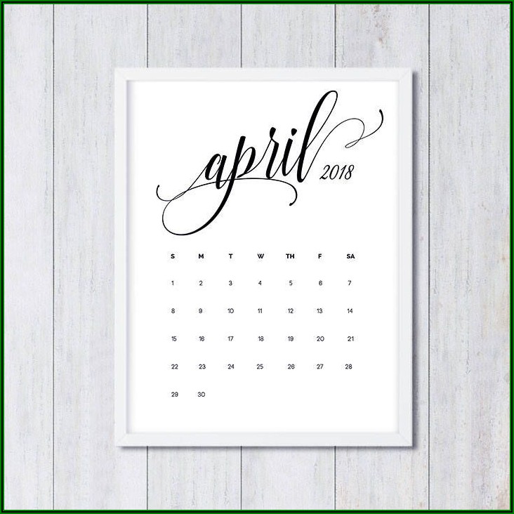 Free Printable Pregnancy Announcement Calendar 2019