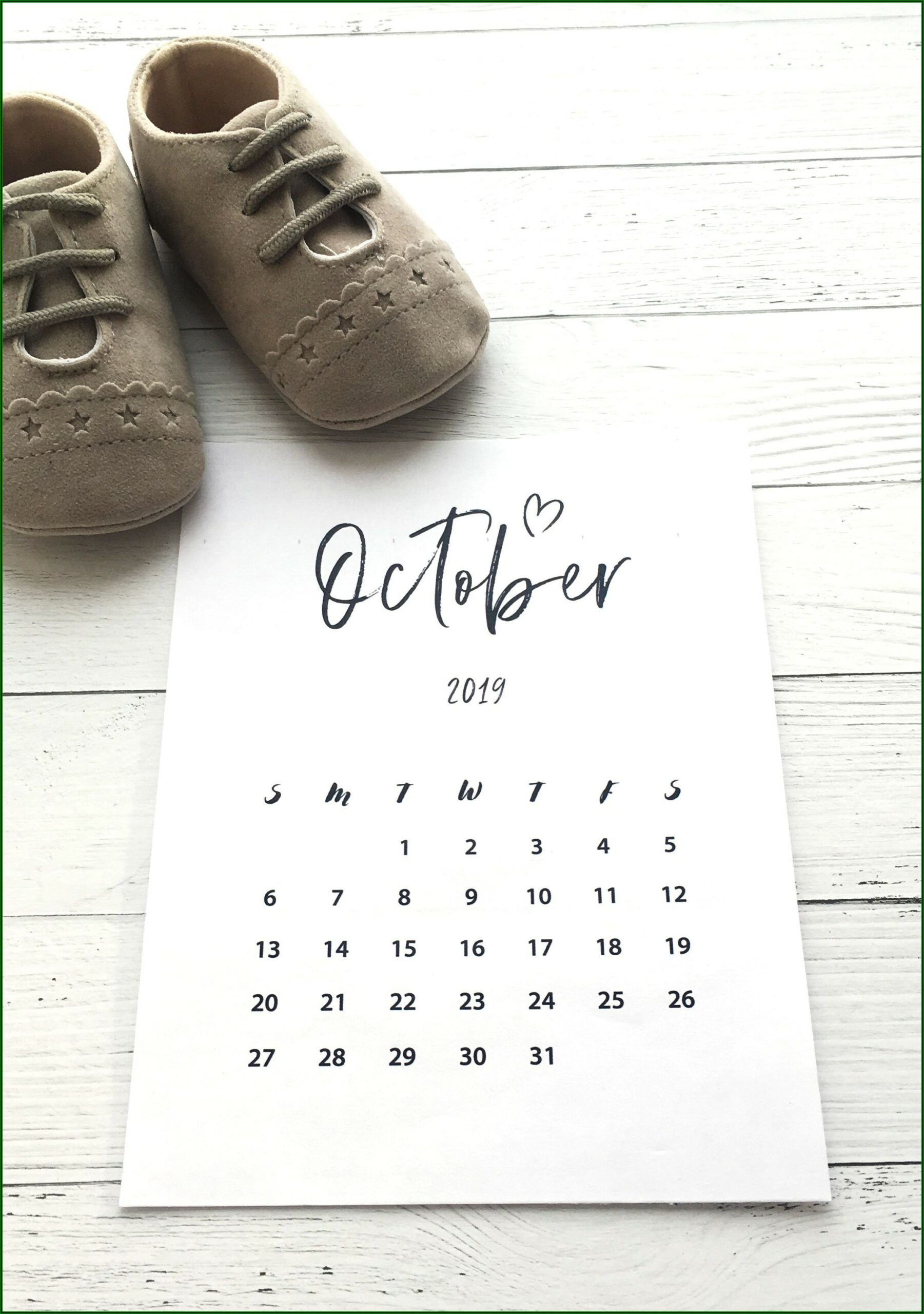 Free Printable Pregnancy Announcement Calendar December 2020