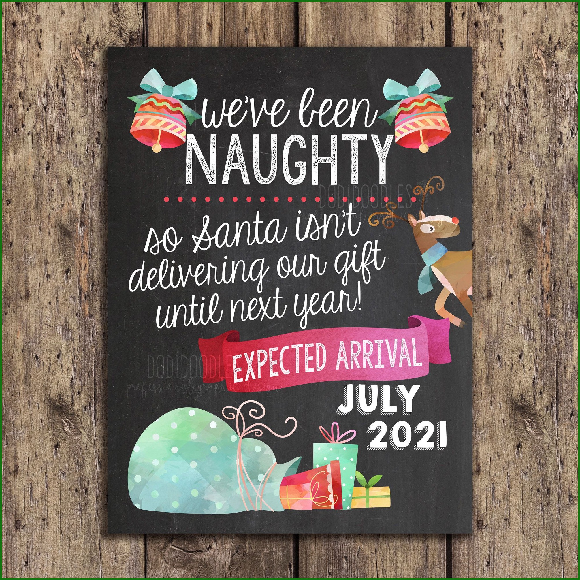 Free Printable Pregnancy Announcement Calendar July 2021