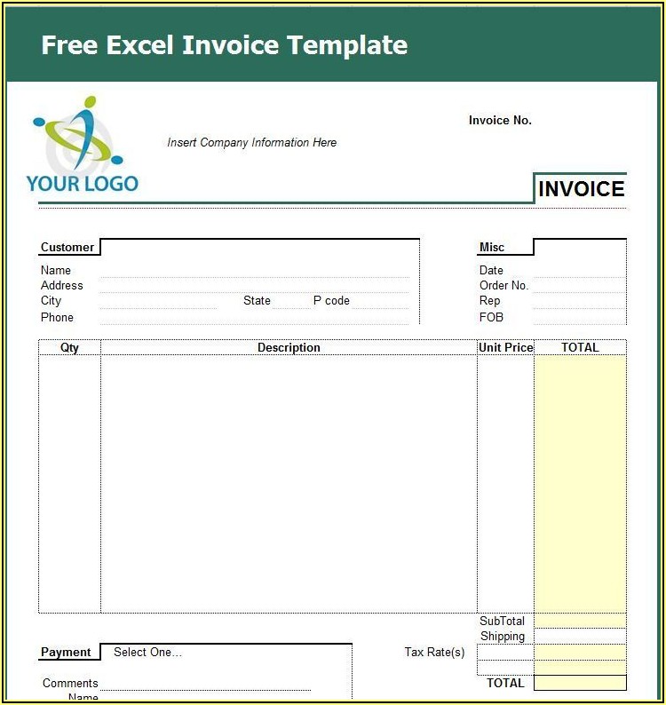 Free Sample Invoice Template Microsoft Word
