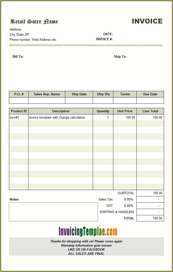 Medical Bill Format In Word India