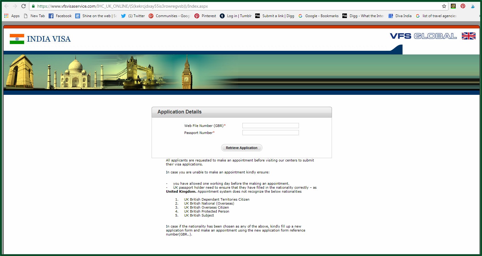 Online Indian Visa Application Uk