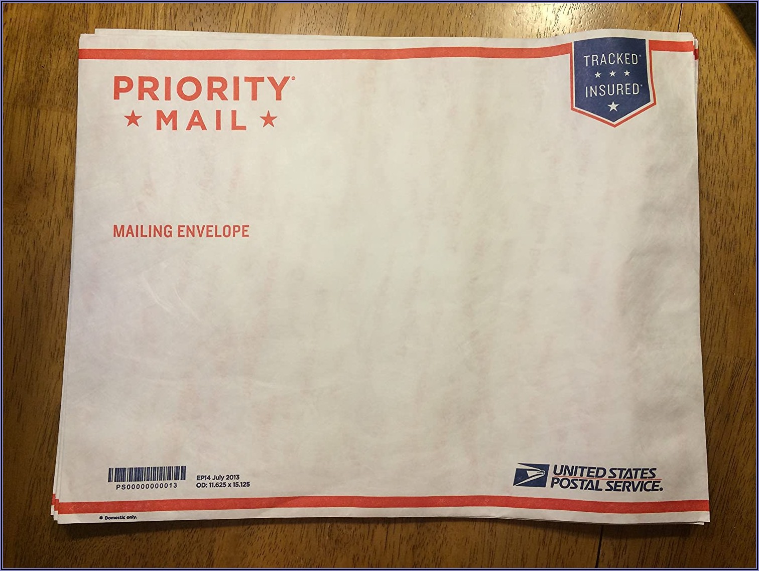 Priority Mail Large Envelope Size