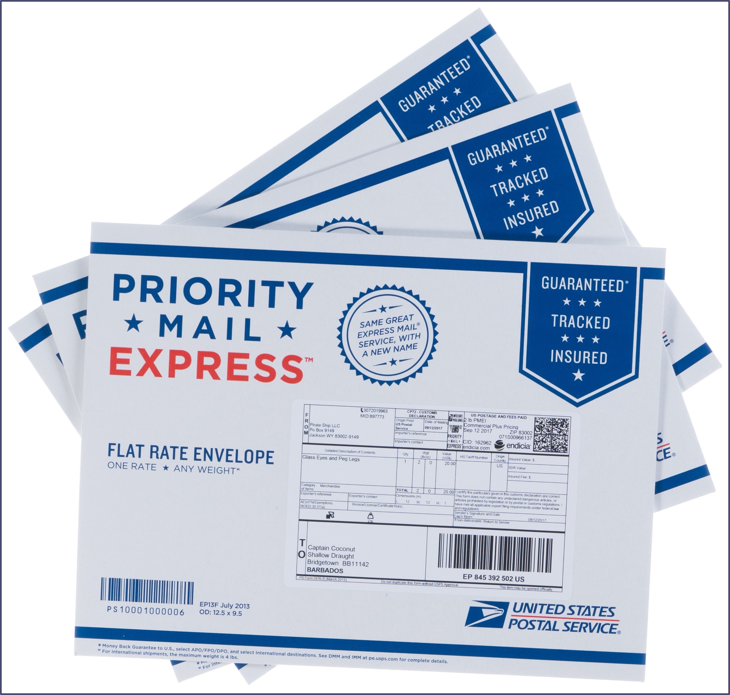 Priority Mail Tyvek Envelope Postage