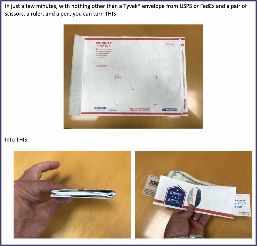 Priority Mail Tyvek Envelope Usps