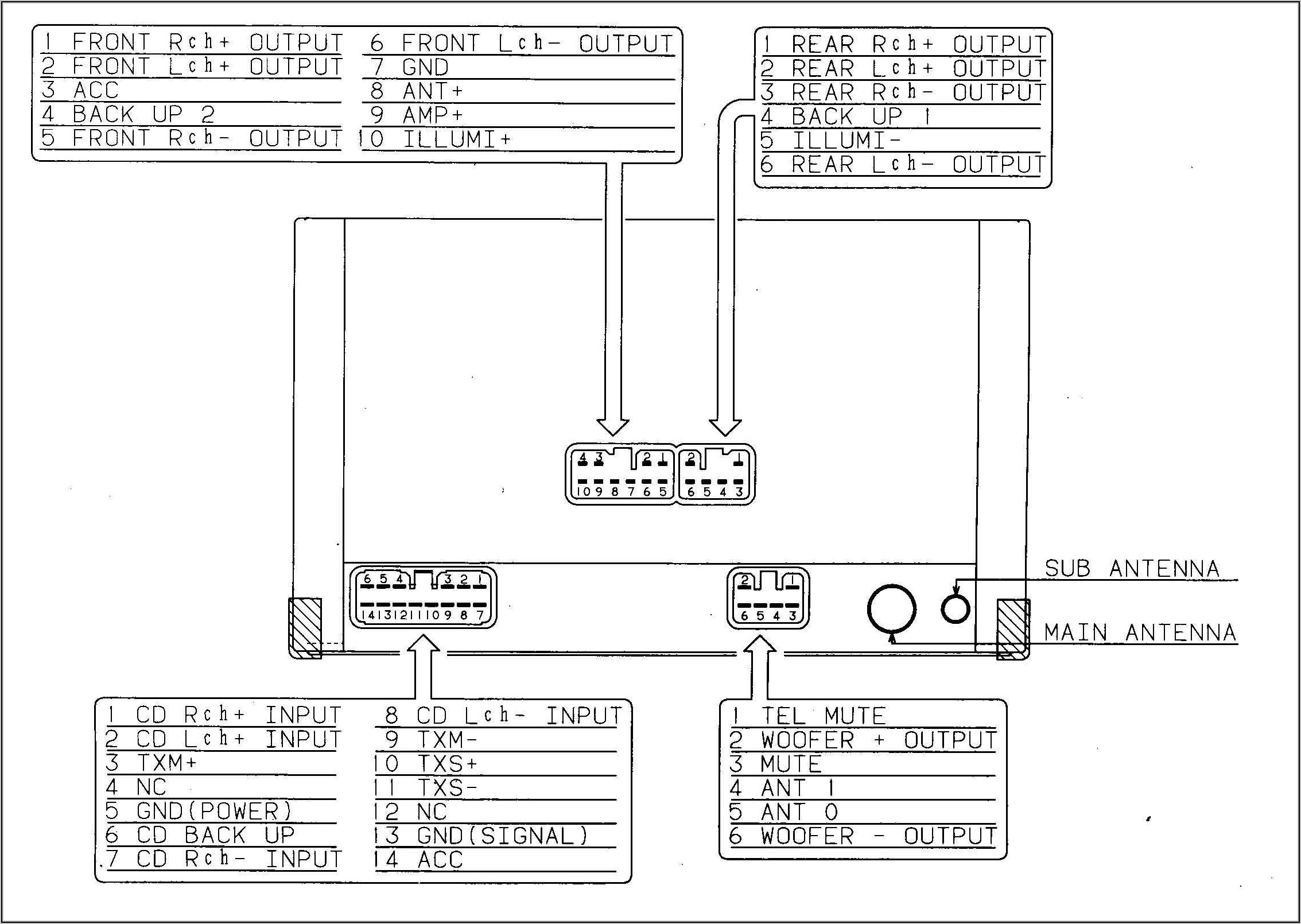 Sony Car Cd Player Wiring Diagram