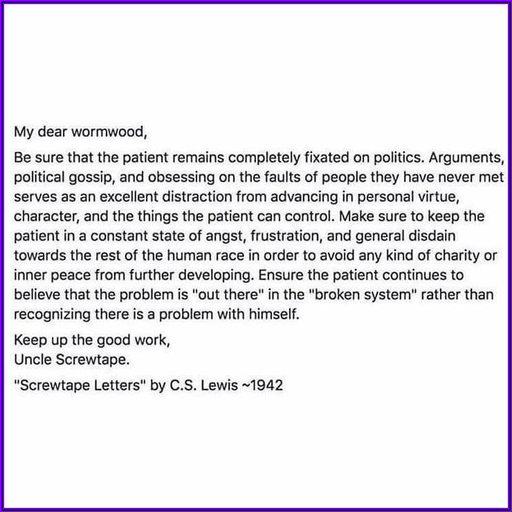 The Screwtape Letters Quotes With Page Numbers