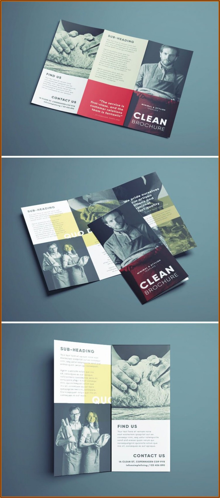 Tri Fold Brochure Indesign Template Free Download