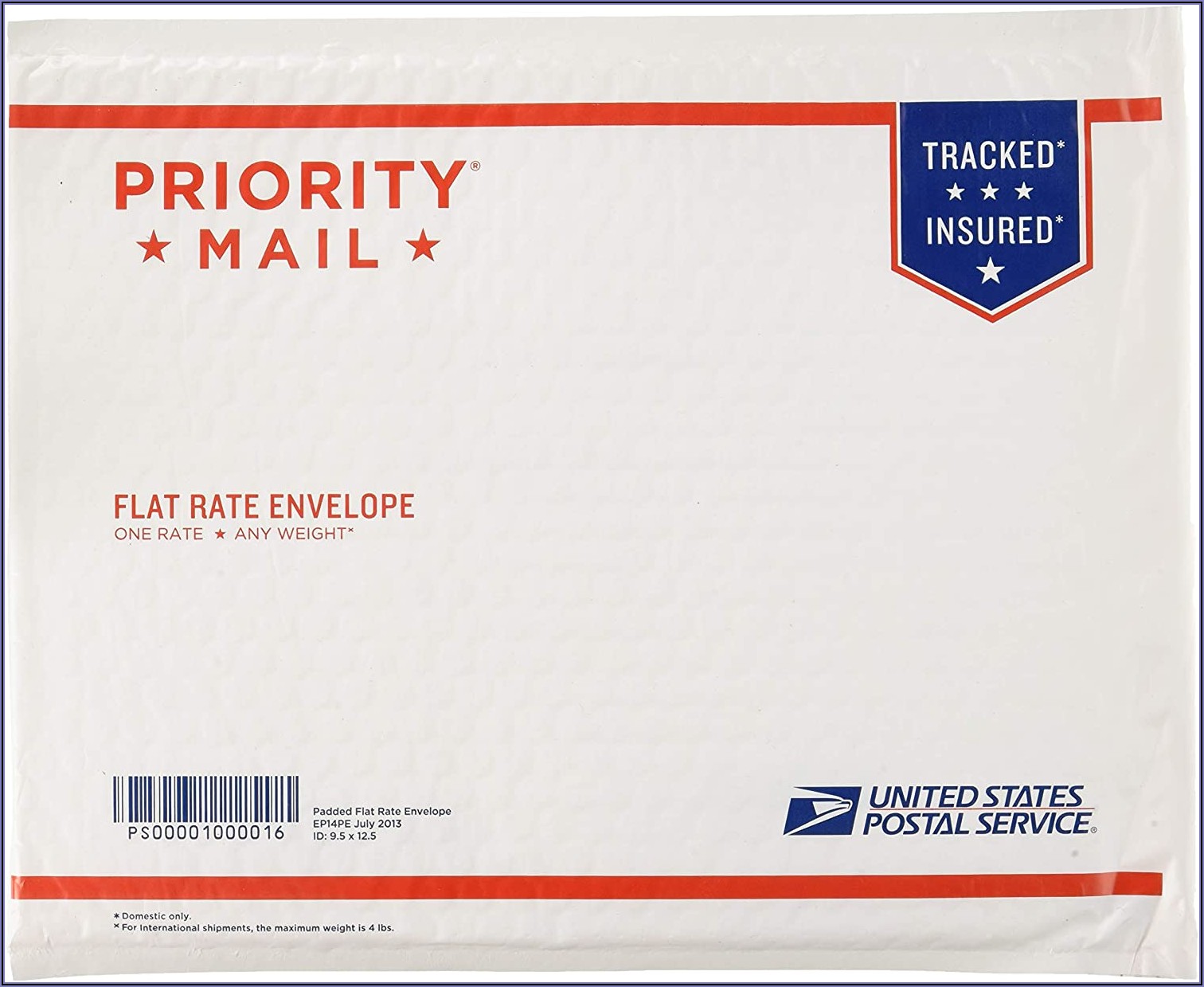 Usps Priority Mail Flat Rate Envelope Size