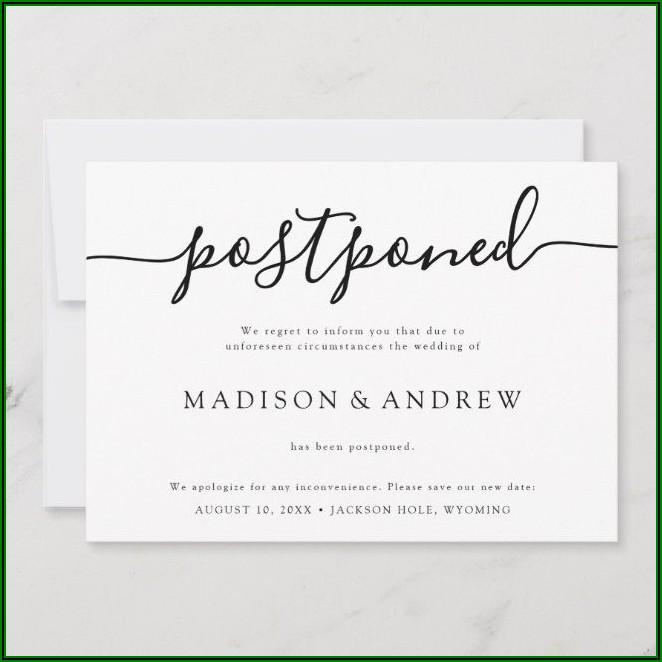 Wedding Announcement Cards Templates