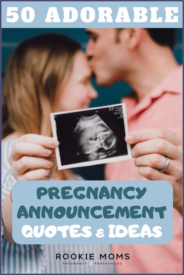 2nd Pregnancy Announcement Wording