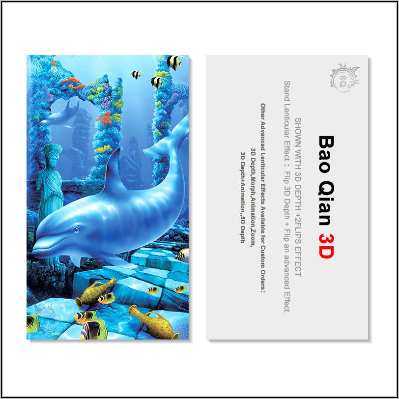 3d Business Cards Lenticular Printing