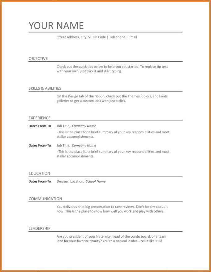 Actually Free Resume Builder