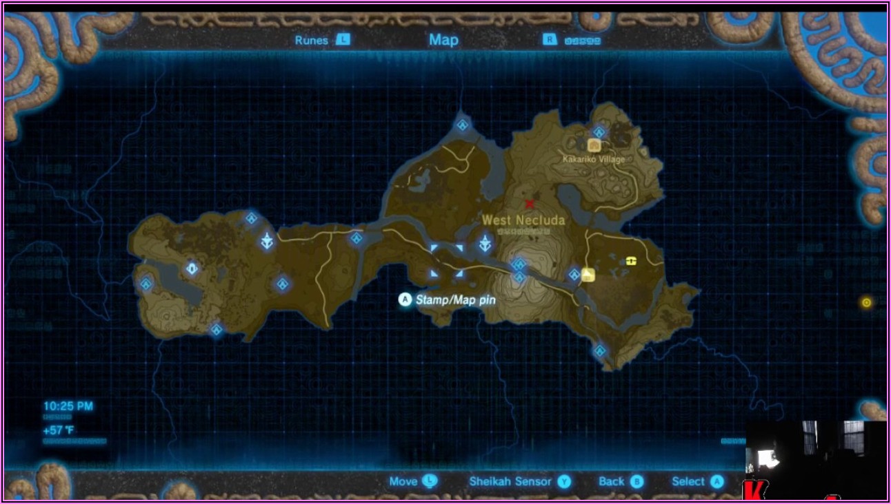 Botw Shrine Map Necluda