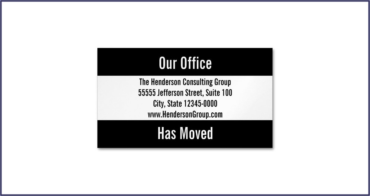 Business Moving Announcement Template Free