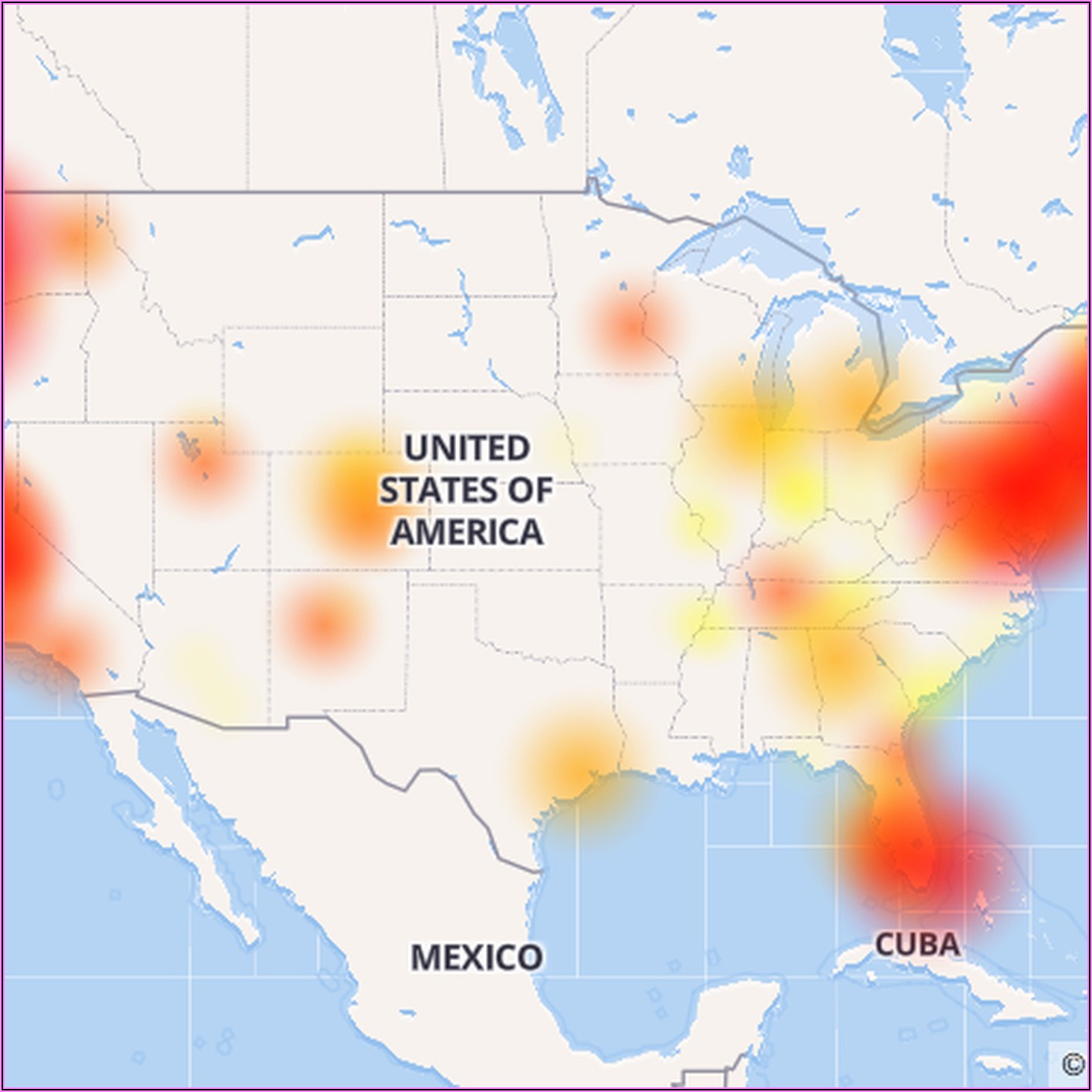 Comcast Outage Map Memphis Tennessee