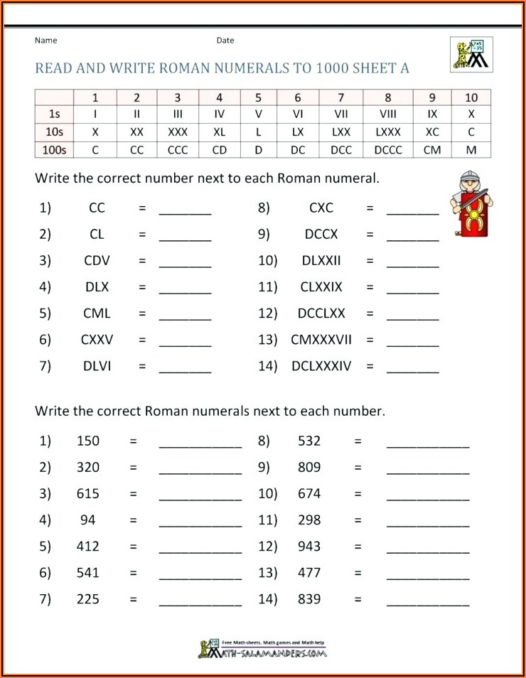 Converting Numbers To Words Worksheet