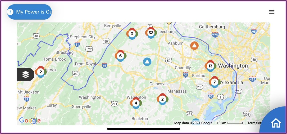 Dominion Power Outage Map Leesburg Va