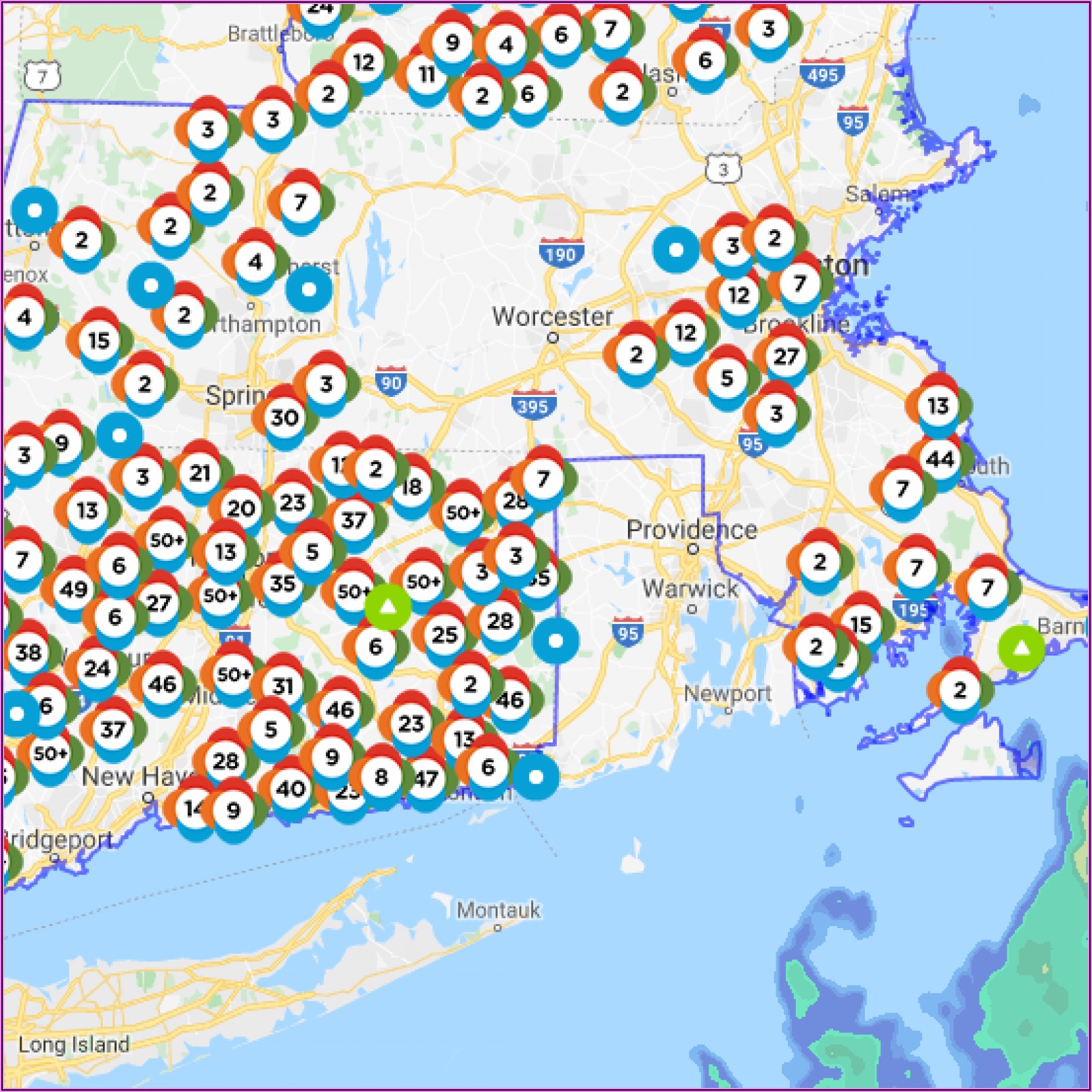 Eversource Outage Map Eastern Massachusetts