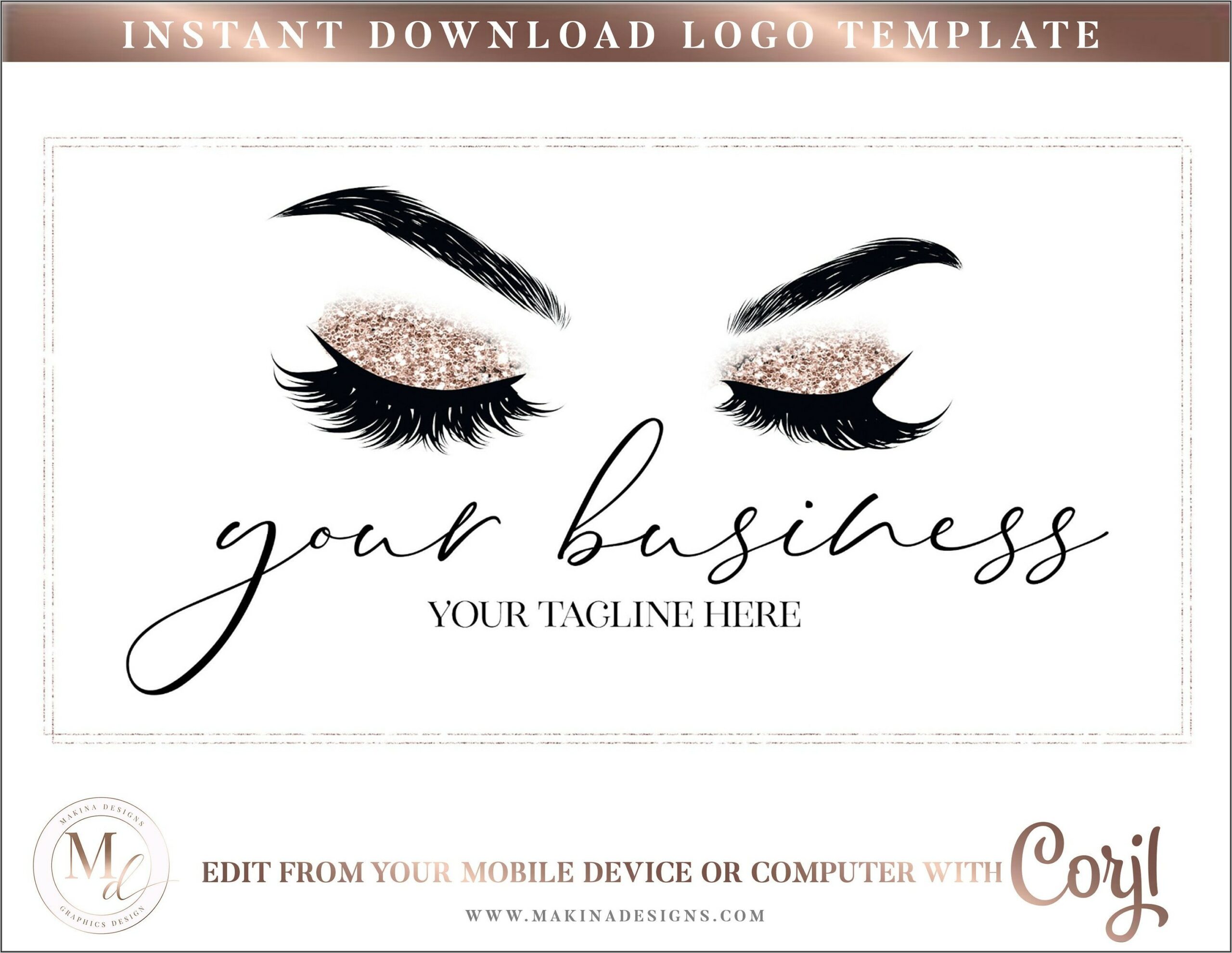 Eyelash Tech Business Cards
