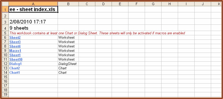 Find Sheet Name In Excel Vba