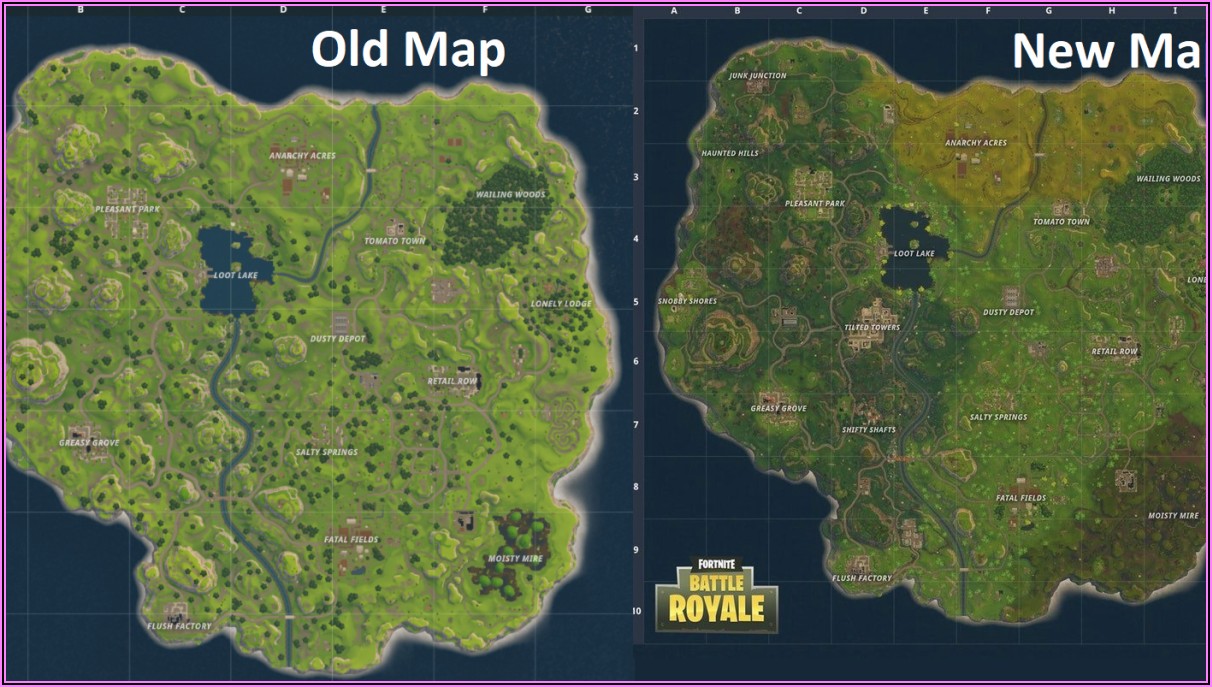 Fortnite Latest Map Changes