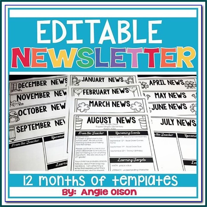 Free Editable Employee Newsletter Templates