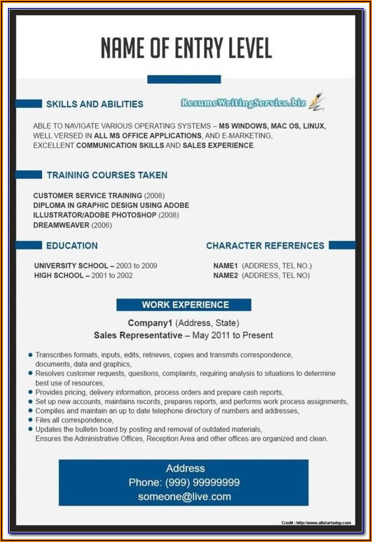 Free Resume Builder And Print