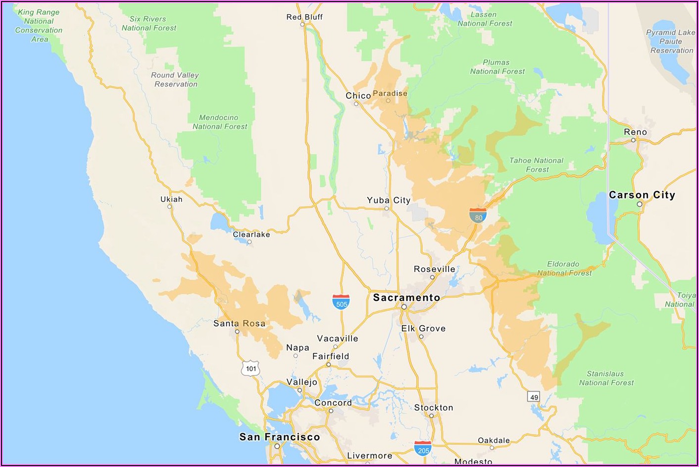 Pge Outage Map Butte County