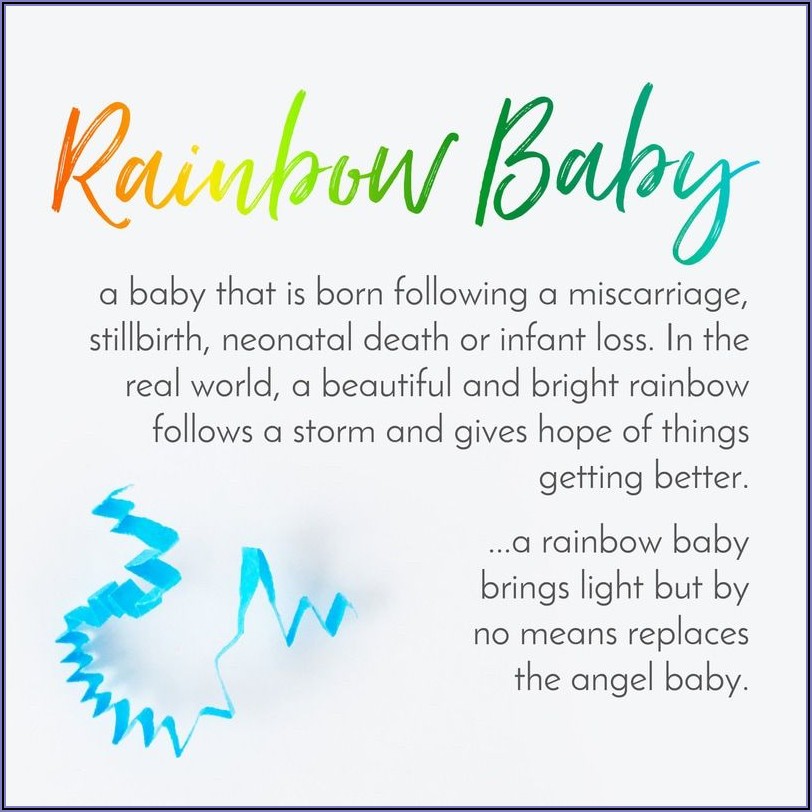 Rainbow Baby Announcement Poem