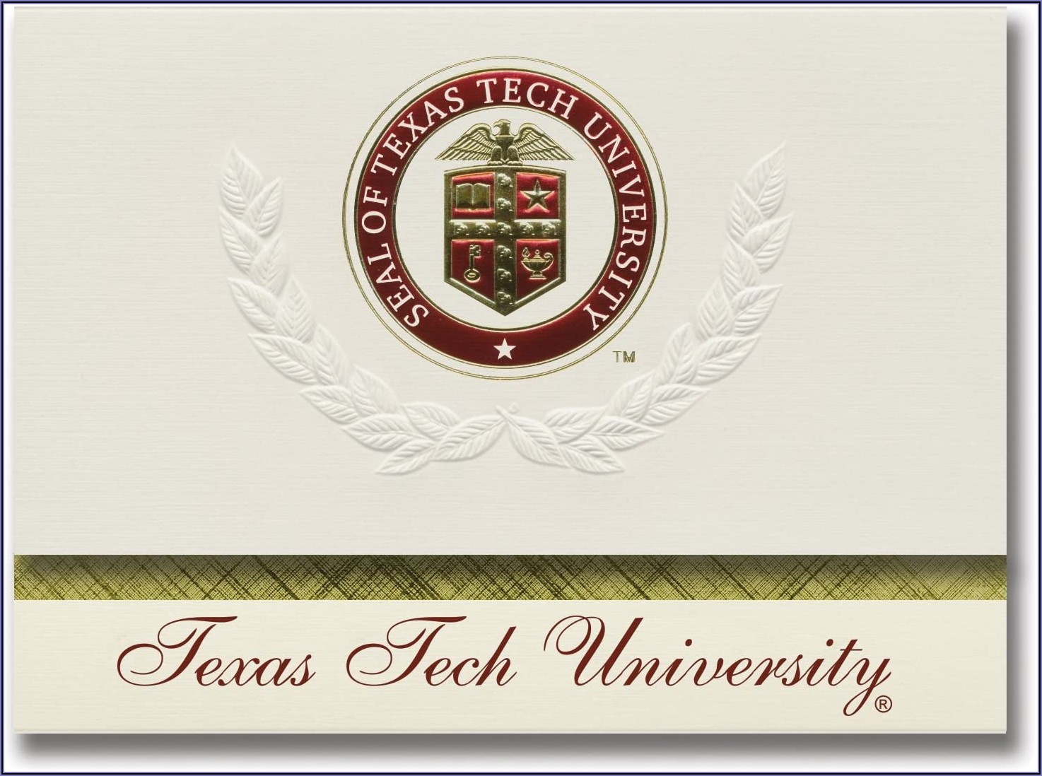 Texas Tech University Graduation Announcements