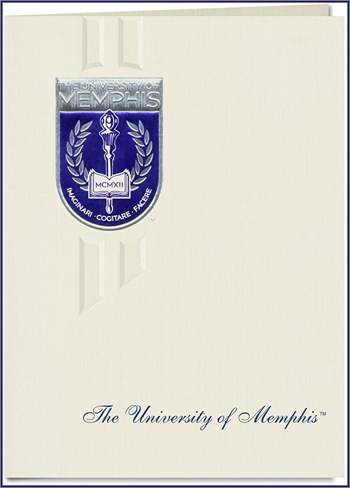 University Of Memphis Graduation Announcements