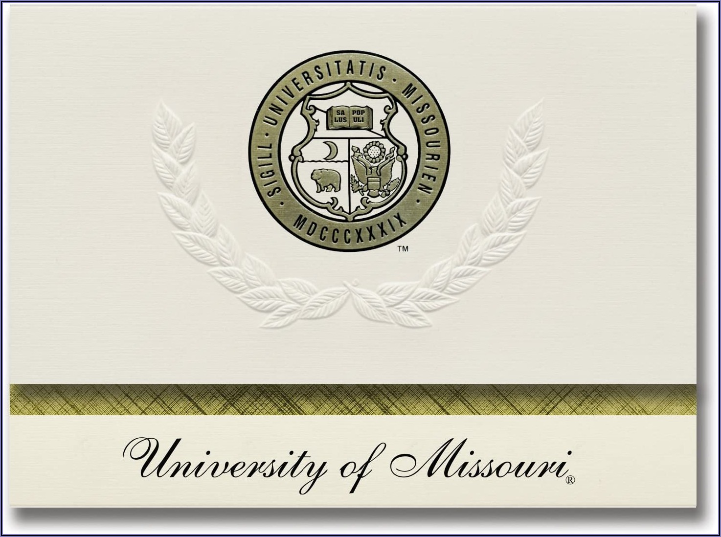 University Of Missouri Columbia Graduation Announcements