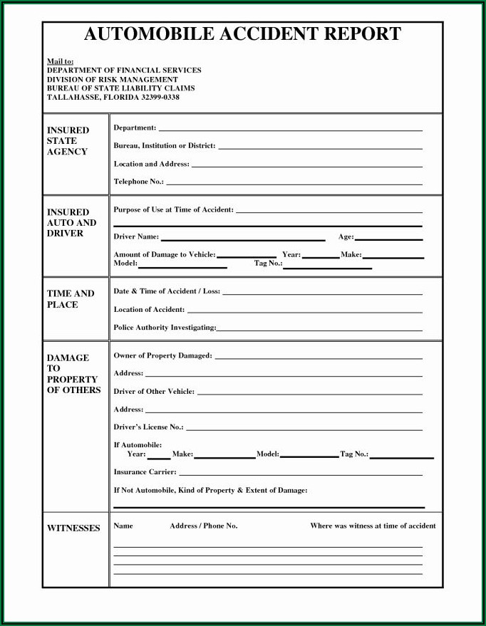 Workplace Accident Report Form Ontario