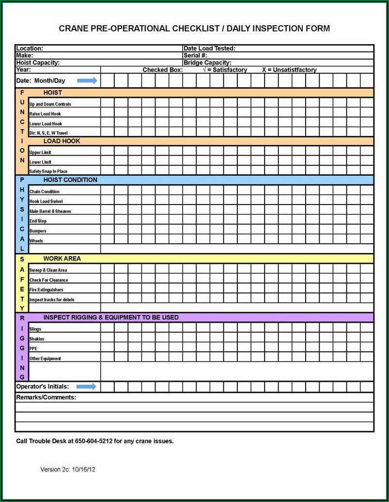 Workplace Safety Inspection Form