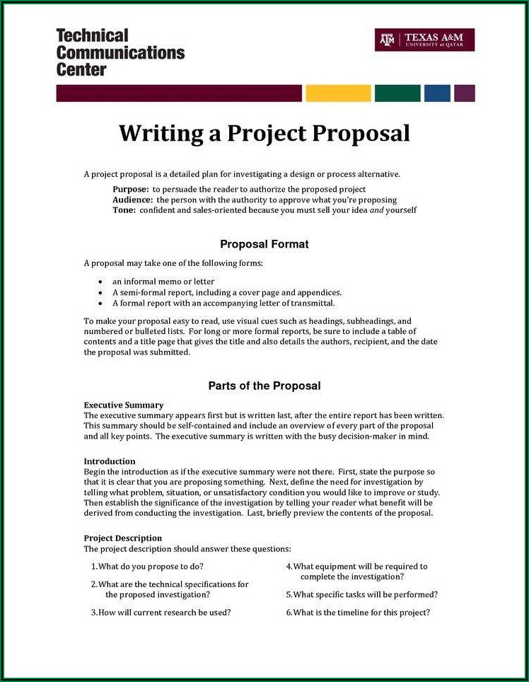 Writing Research Grant Proposal Example