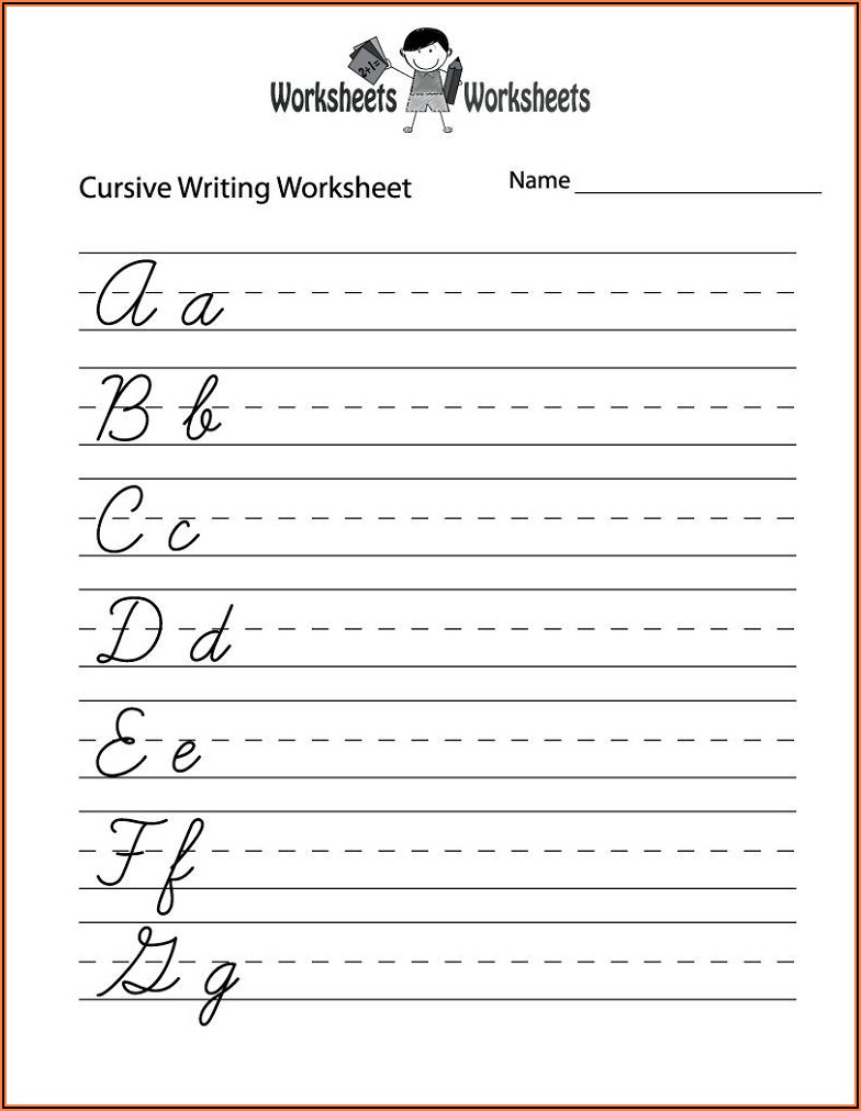 Writing Worksheet For Kindergarten Free
