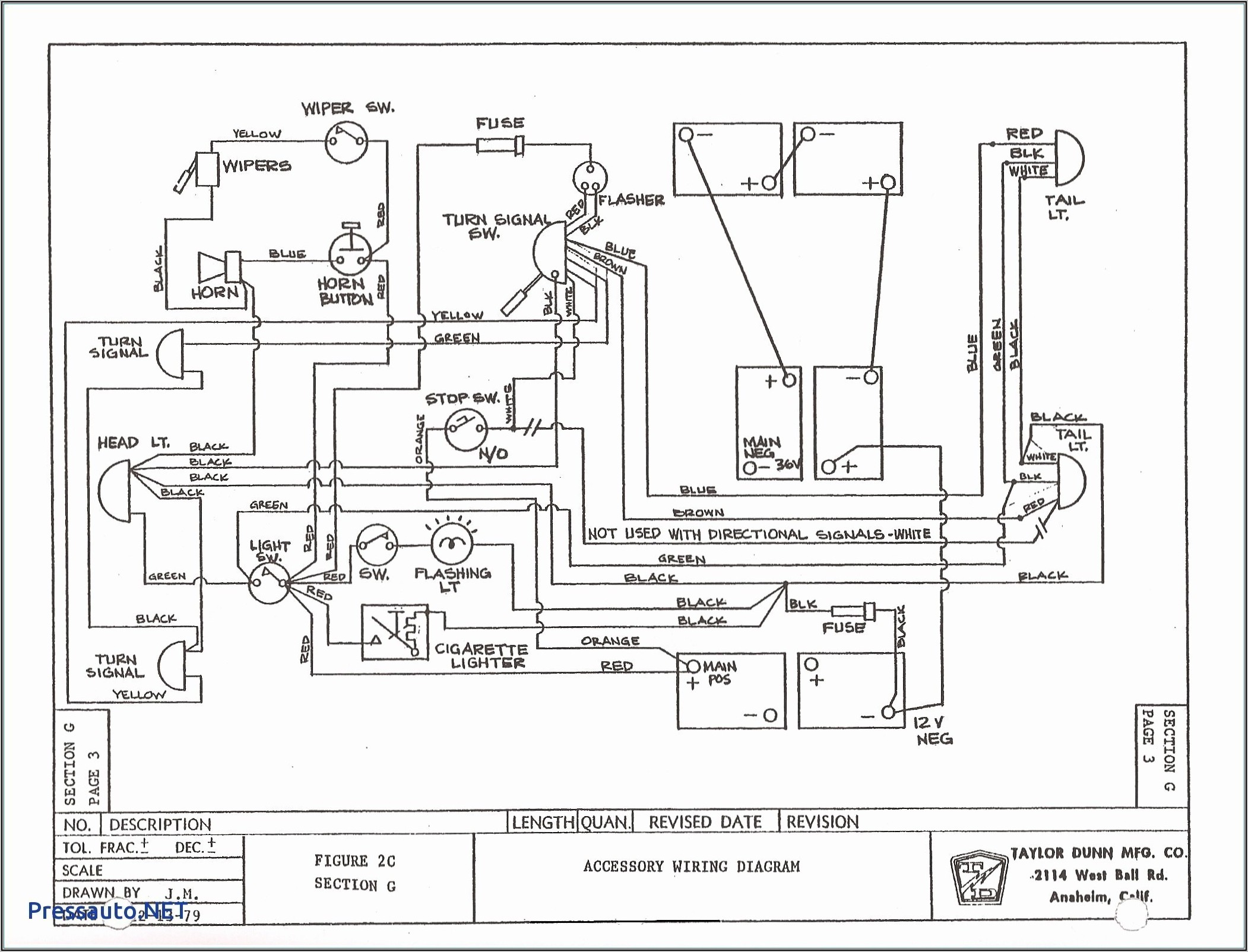 1998 Club Car Wiring Diagram 36 Volt