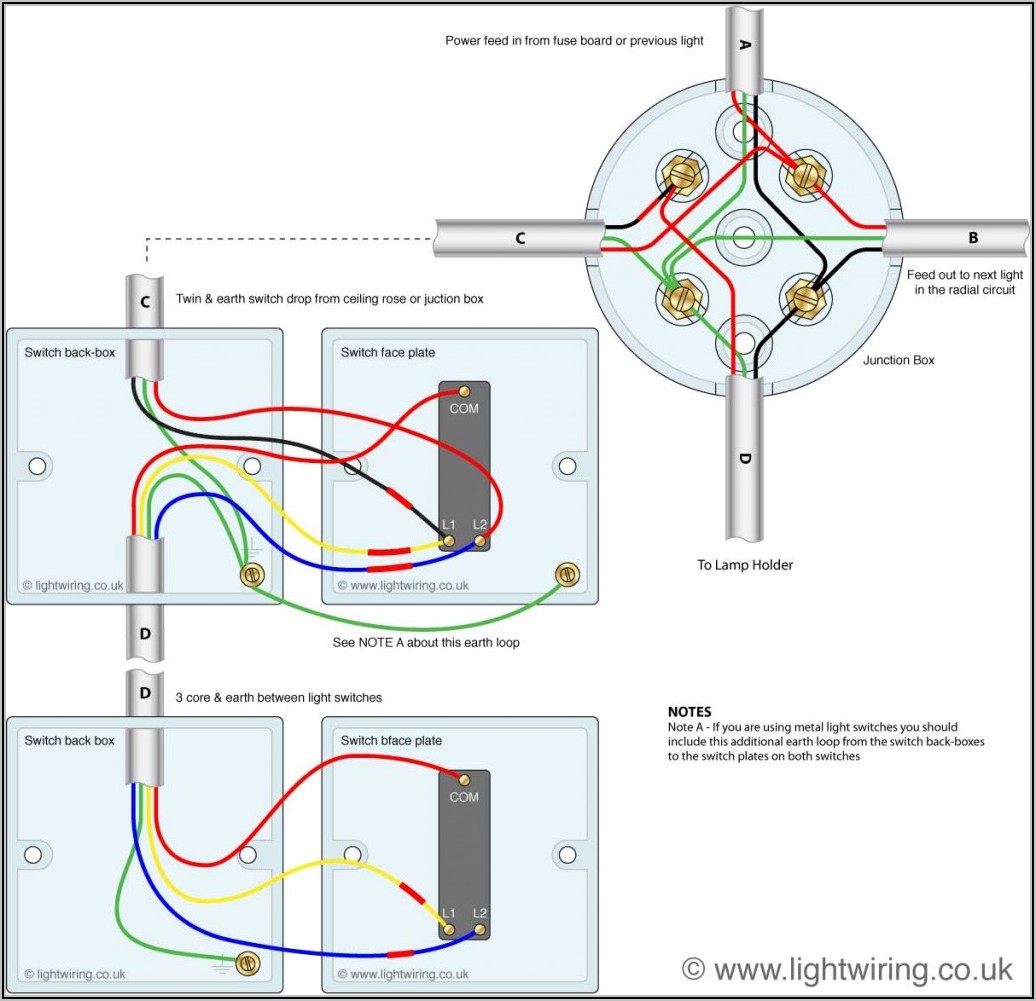 2 Way Light Switch Wiring Diagram Nz