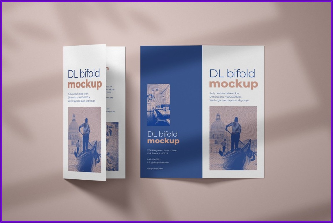 3 Fold Brochure Mockup Free Download